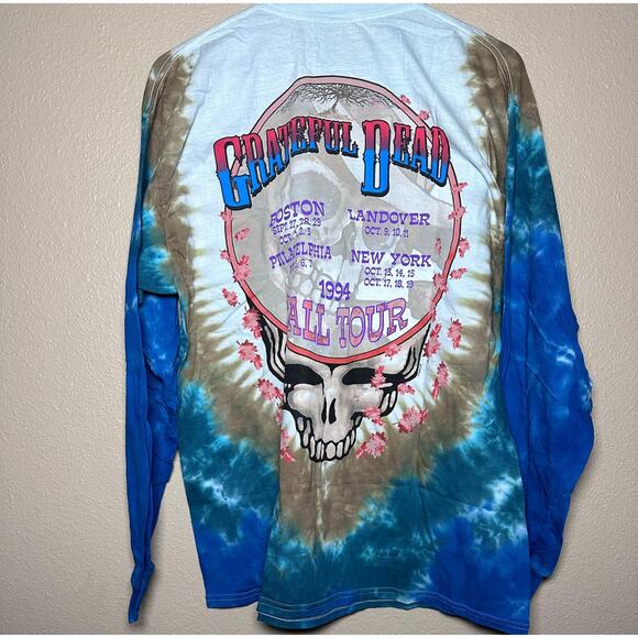 Grateful Dead 🍁 “1994 Fall Tour Skeleton Banjo” Long Sleeve Tee – Size XL - Picture 2 of 11